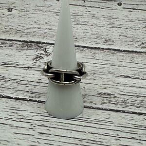 Elegant Silver Chain Link Ring